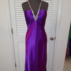 Purple prom dress